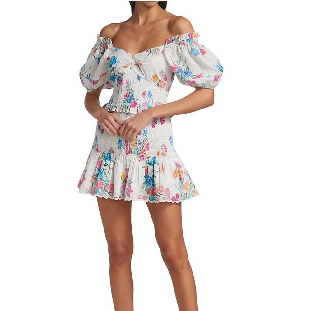LoveShackFancy Jarrah Mini Dress